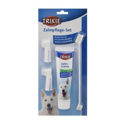 Trixie Dental Hygiene Set For Dog 100 gs